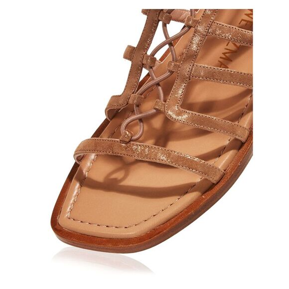 STUART WEITZMAN Womens Brown Kora Toe Block Heel Leather Gladiator Sandles 6 B - Picture 4 of 4